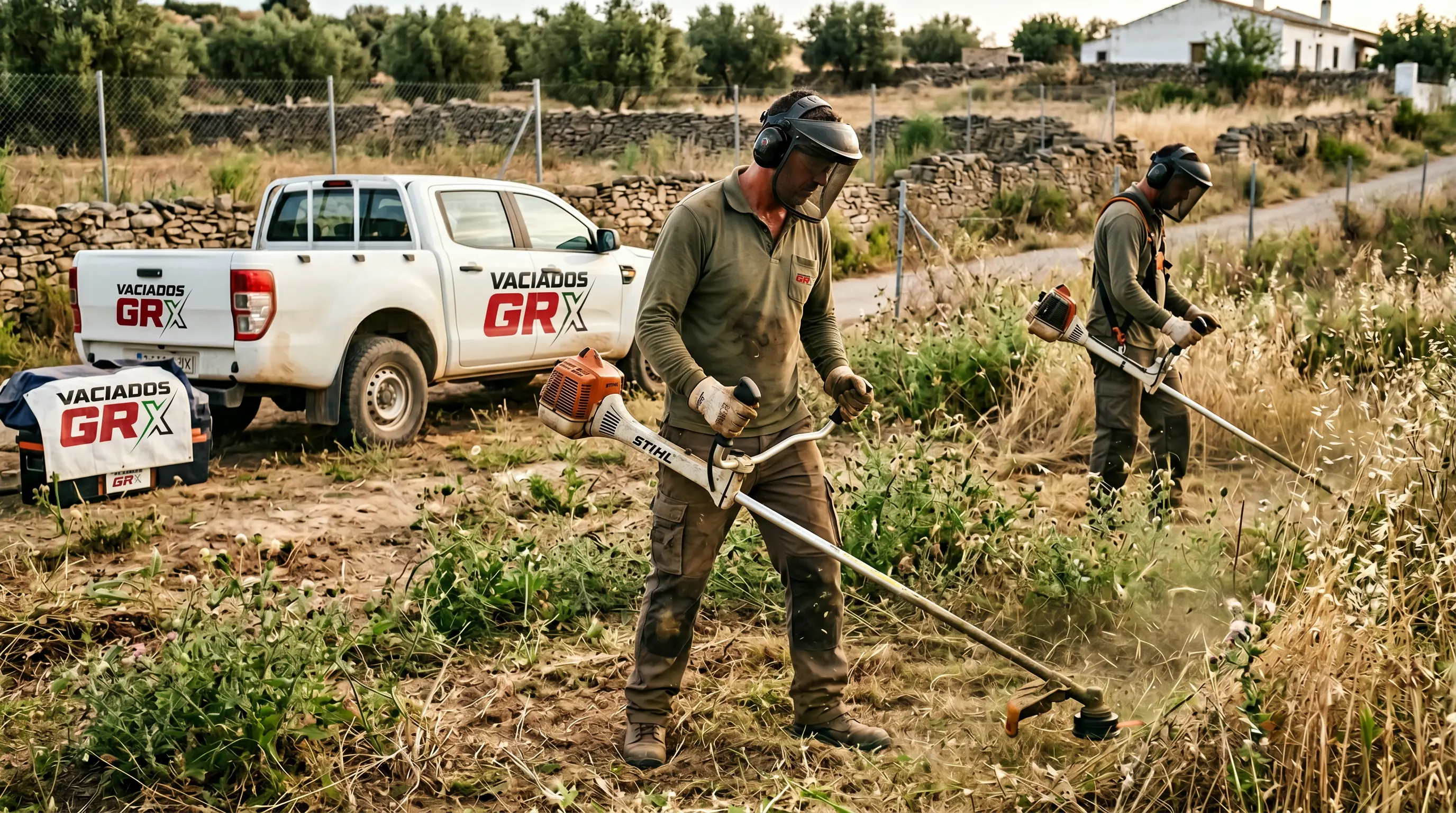 Servicio de desbroce y poda en Granada